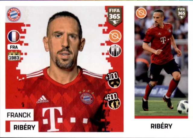 Panini FIFA365 2019 - Sticker 170 a/b - Franck Ribery - FC Bayern München