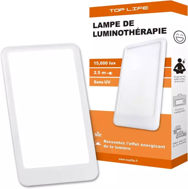 Lampe De Luminothérapie 15000 Lux - Puissante Lumière Pour Le Moral - Lampe De J