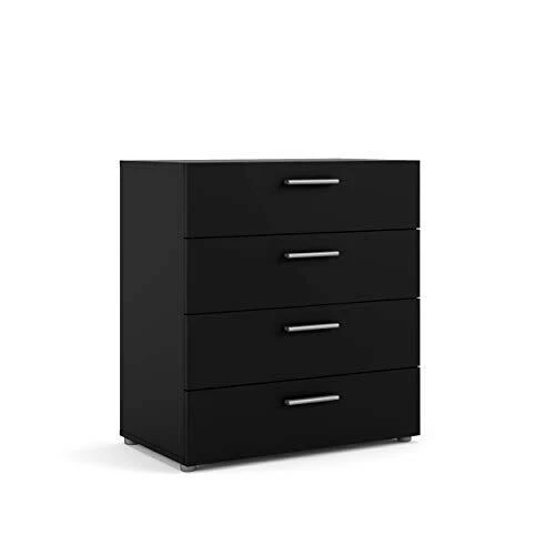 Pepe 4 Drawer Chest - Black Matte