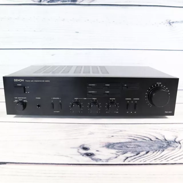 Denon PMA-300V Precision Audio Component/Pre-Main Amplifier Black HiFi Seperate!