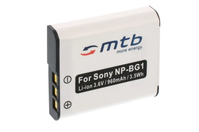 Batterie NP-BG1 NPBG1 pour Sony Cyber-shot DSC-W230, W270, W275, W290, W300, WX1