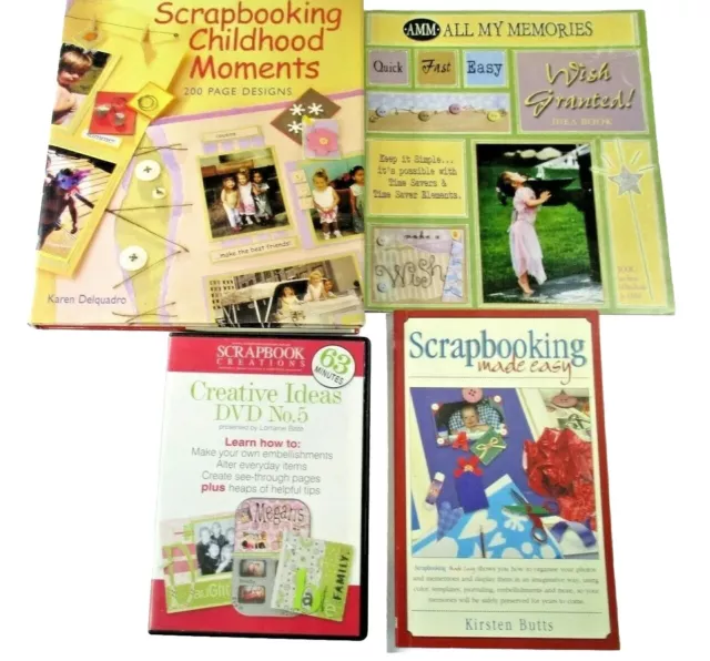 Scrapbooking Lot Creative Ideas DVD Scrapbooking Made Easy My Memories Childhood