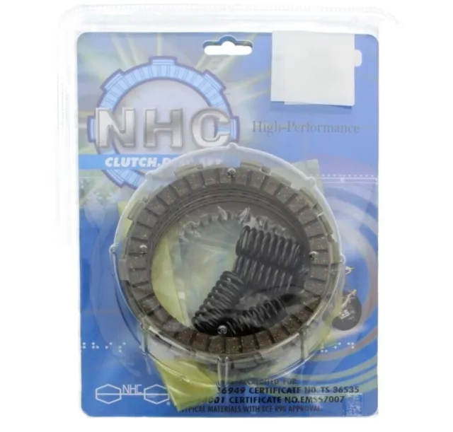 Kit d'embrayage Clutch disc set NHC CDSS0051 pour HONDA NX 250 1988-1990 3