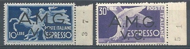 1946 Venezia Giulia Amg-Vg Series Espressi 2 Val New Intact Bdf MF5448