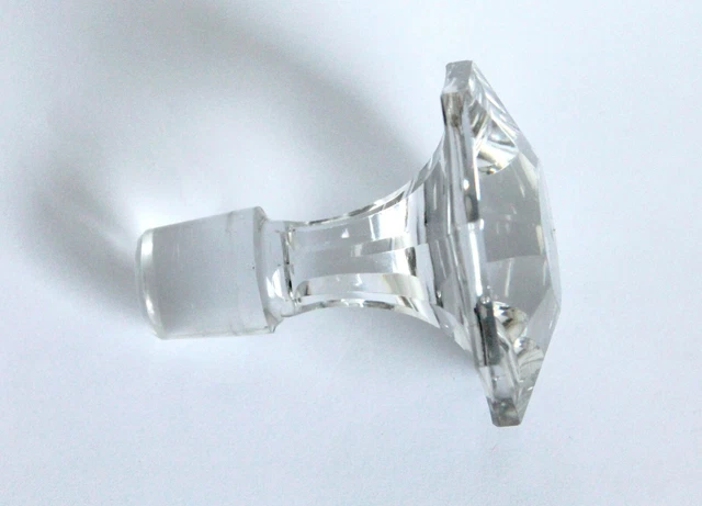 PAIRE DE BOUGEOIRS en cristal taillé ancien EUR 45,00 - FR