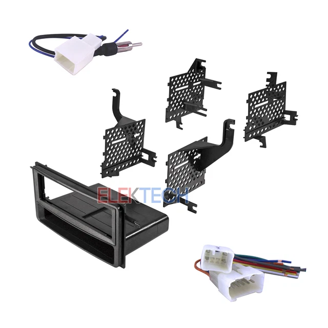 Radio Replacement Dash Kit Single DIN Harness/Antenna for 2012-2017 Toyota Yaris