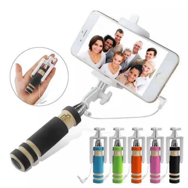 Perche Selfie Monopod -  universel - Noir - Ios Android