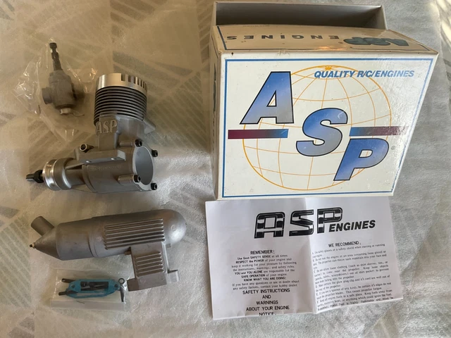 MODÉLISME MOTEUR AVION ASP 91A Engines neuf dans sa boite EUR 59,50 ...