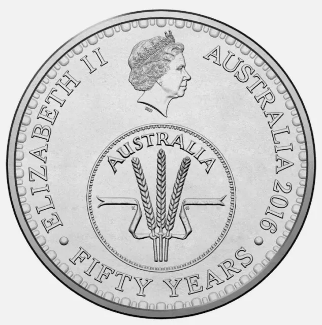 2016 UNC CHANGEOVER 10c COIN 50 YEARS OF DECIMAL CURRENCY TEN CENTS LOW MINTAGE