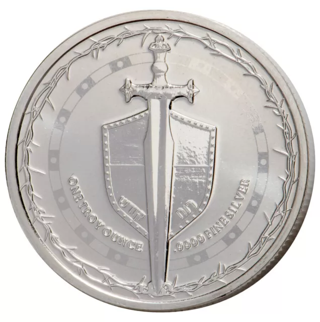 Niue 2023 $2 1-oz Silver Truth Series Sword of Truth BU