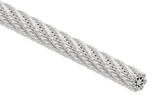 Câble en Acier Inoxydable Ø 5mm, 7x7, Longueur 50m, V4A