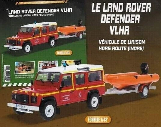 Camion De Pompiers Land Rover Miniature 1/43 VIMP - Neuf