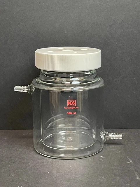 NDS Technologies Jacketed Bioreactor with Lid 500 ml