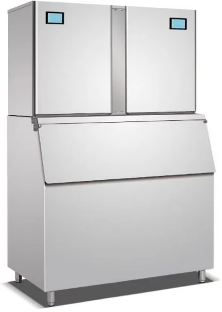 Vaseni 992LBS/24H Cylindrical Ice Maker Machine Commercial Nugget Auto Control