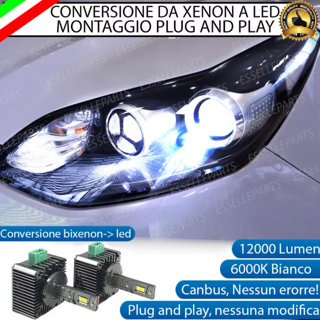 Coppia Lampade D3S Led Da Xenon A Led 6000K Per Kia Sportage 4 12000 Lumen