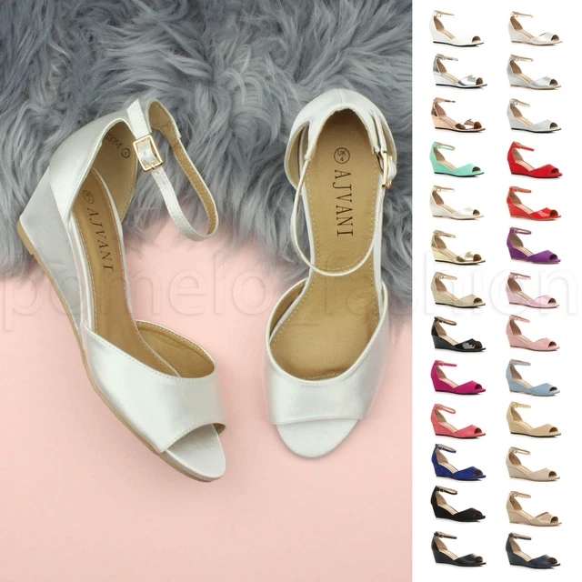Wedge evening outlet shoes uk