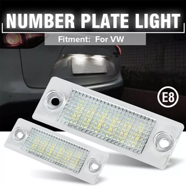 2 LED Kennzeichenbeleuchtung Für VW T5 Caravelle Multivan Touran Passat Variant