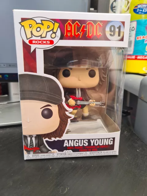 Funko Pop! Rocks ACDC Angus Young #91 Vinylfigur KOSTENLOSER VERSAND