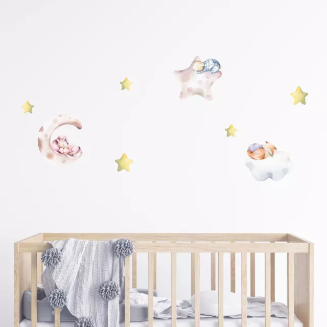 Removable Wall Stickers Wall Decals For Baby Nursery Decor - Dream In The Clouds