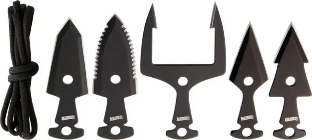 Marbles MR377 Tactical Arrowheads Stainless Black Set Of 5
