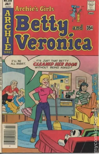 Archie's Girls Betty and Veronica #259 VG 1977 Stock Image Low Grade