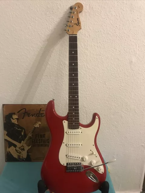 SQUIER STRAT FENDER guitar 1996 50th Anniversary 279.99 PicClick UK