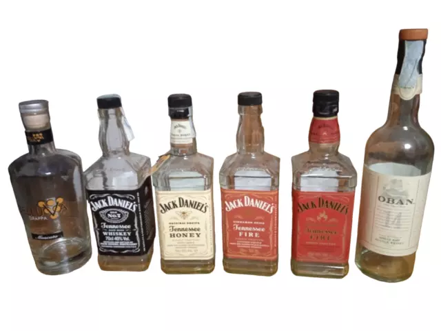 Bottiglia Vuota 4 Jack Daniel's - 1 IBAN 14 - 1 Belluva Grappa