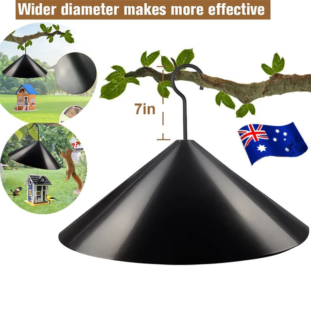 Hanging Squirrel Baffle Wrap Around Raccoon & Squirrel Proof for Bird Feeder AU