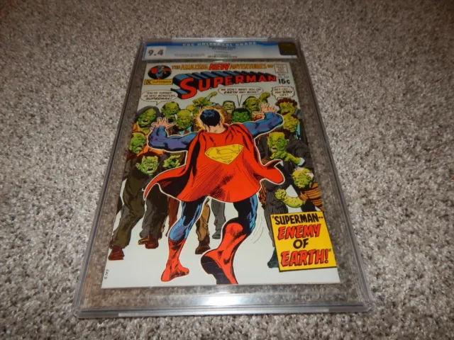 Superman # 237 Cgc 9.4 White Pages! Action Neal Adams Art Dc Bronze Age Comics