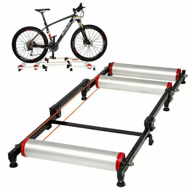 Bike Rollers Bicycle Trainer Adjustable Indoor Bike Trainer Stand Cycling Roller