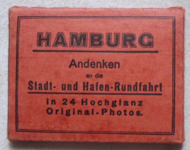 Hamburg - Andenken an die Stadt- und Hafen-Rundfahrt in 24 Hochglanz Original
