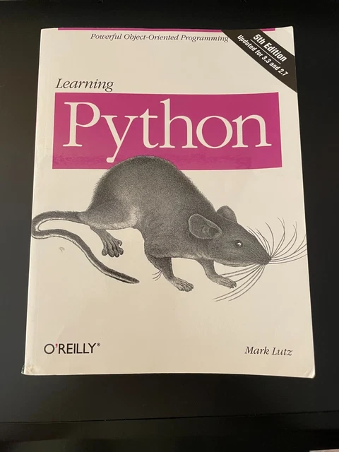 LEARNING PYTHON : Powerful Object-Oriented Programming by Mark Lutz $20 ...