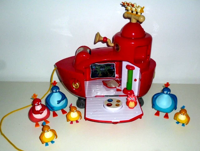 Cbeebies Pull CBEEBIES TWIRLYWOOS BIG Red Boat Pull Along With Lights & Sounds All ...