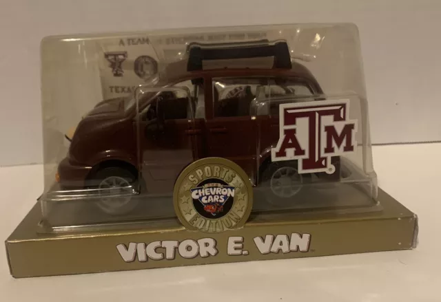 Texas A&M Aggies Chevron Cars Victor E Van New '08 Sports University Edition