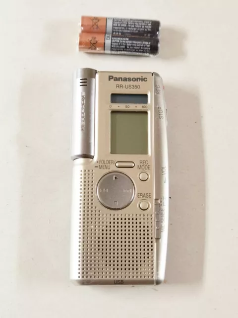 Panasonic RR-US350 IC Recorder Tested Works - Excellent