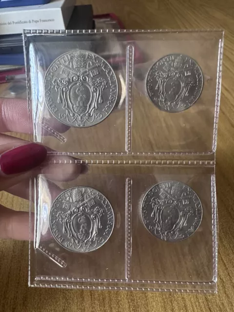 Serie 4 Monete Città Del Vaticano Pio Xii 20 50 Cent 1 2 Lire 1939