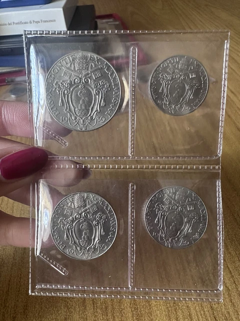 Serie 4 Monete Città Del Vaticano Pio Xii 20 50 Cent 1 2 Lire 1939