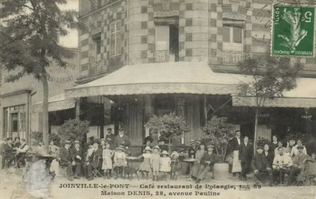 Joinville le Pont-Café restaurant by Polangis CPA Saintry - L'Arcadie (180277)