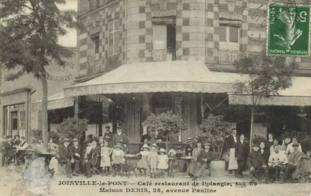 Joinville le Pont-Café restaurant by Polangis CPA Saintry - L'Arcadie (180277)