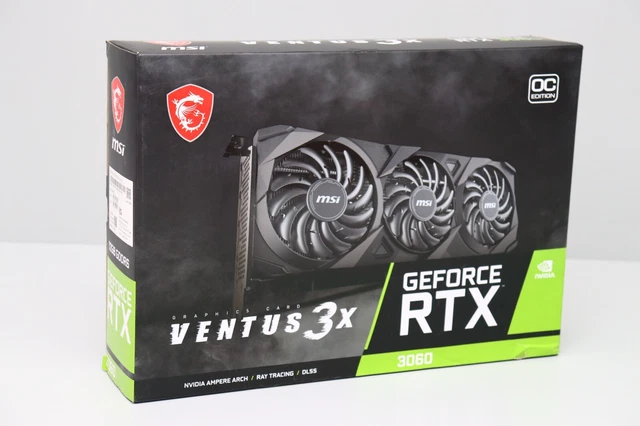 MSI GEFORCE RTX 3060 VENTUS 3X OC Edition 12GB GDDR6 HDMI 3xDP ...