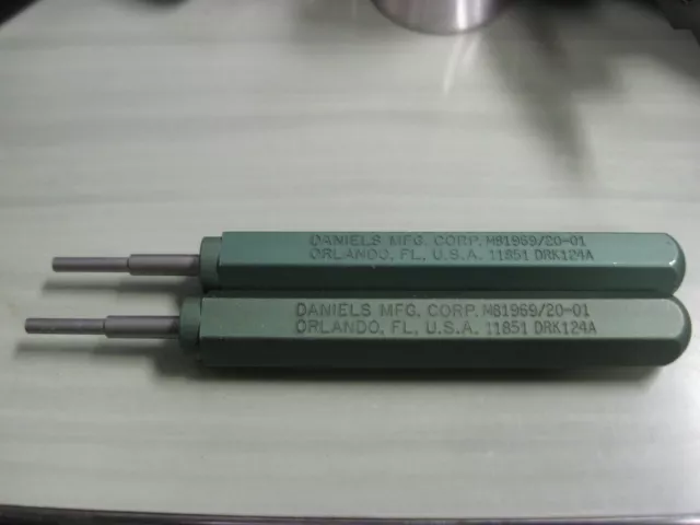 DANIELS MFG. DMC DRK124A Rev A.  M81969/20-01 PIN REMOVAL TOOL