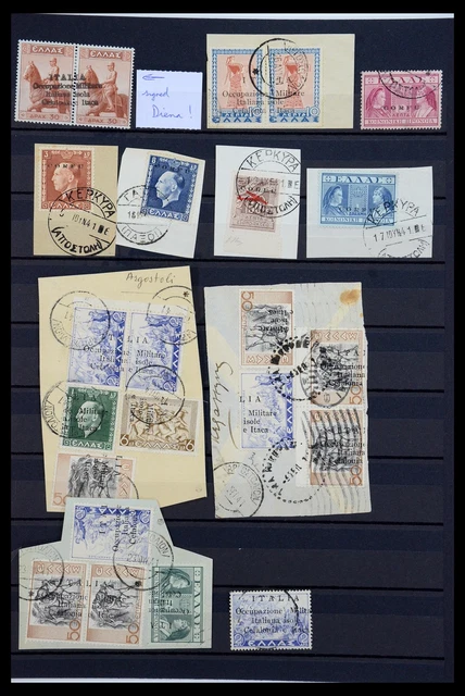 Lot 36141 Stamp collection Italian occupation Greec Islands.