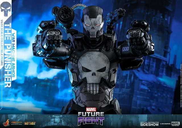 Hot Toys VGM033D28 Marvel Future Fight Punisher War Machine Mint in Box!