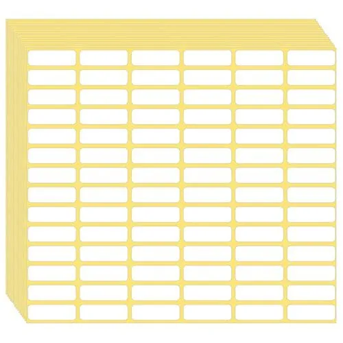 1680 Pcs Matte White Labels Blank Stickers Small Sticky Labels Removable Price