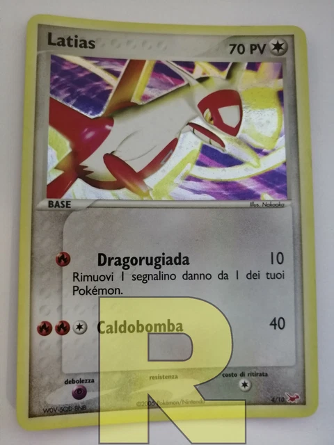 Latias Trainer Kit 4/10 Rare Holo Foil Pokemon Italian Ex