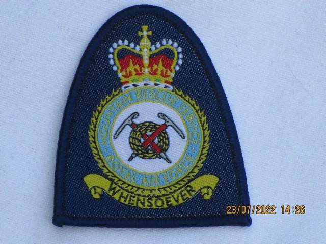 ROYAL AIR FORCE, Raf Mountain Rescue Service Badge, 47x55mm, Air Force ...