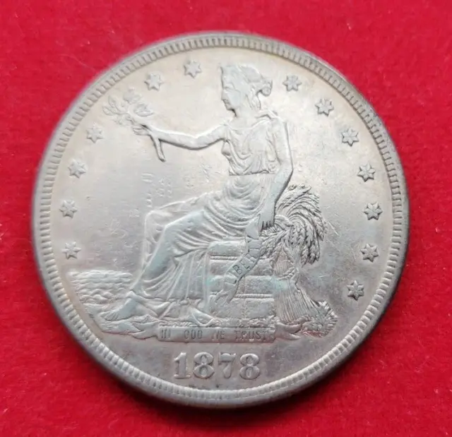 1878S Trade Dollar XF+ 240252