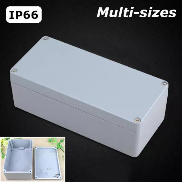 IP66 Cast Aluminium Junction Box Universal Elektro Projekt Gehäuse Multi Größe