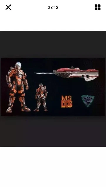 Halo 5 DLC Pack For Xbox One - Includes Eva Leonov, Projection SMG, Athlon Iccus Armor & Recon DMR