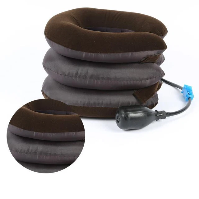 for Neck Brace Traction Air Pillow Relief Support Collar Inflatable Remove